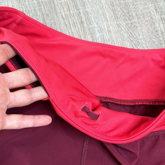 2 pairs of OLD NAVY ACTIVE GO DRY Women’s Pink Burgundy Athletic Running Shorts - Picture 5 of 11